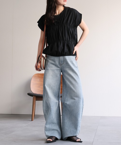 model：156cm 着用サイズ：FREE