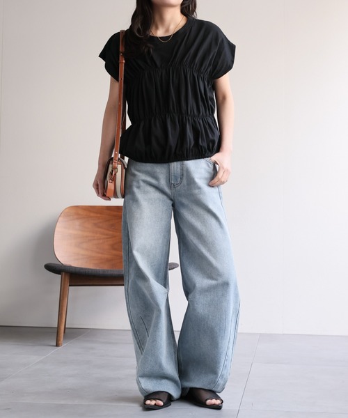 model：156cm 着用サイズ：FREE