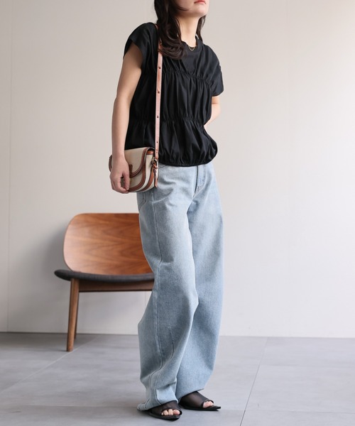 model：156cm 着用サイズ：FREE