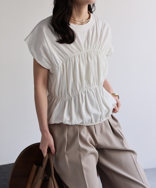 model：156cm 着用サイズ：FREE