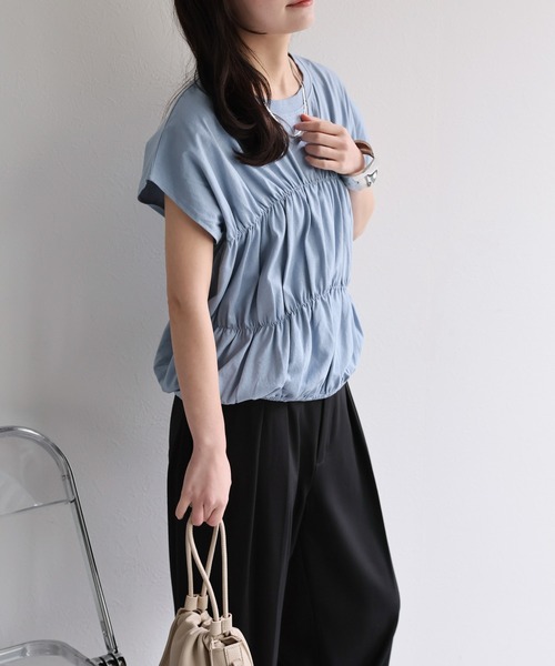 model：156cm 着用サイズ：FREE