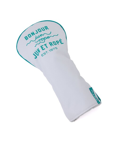 JUN&ROPE'(ジュンアンドロペ)の「ドライバー用ヘッドカバー/ユニセックス(ゴルフグッズ・レディース・ホワイト・FREE)」の1枚目の写真