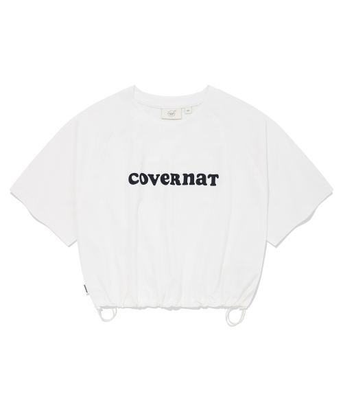 COVERNAT WOMAN(カバーナットウーマン)の「ウィメンズクーパー ロゴアイス クロップTシャツ ホワイト(Tシャツ/カットソー・レディース・その他・WS/WM)」の3枚目の写真
