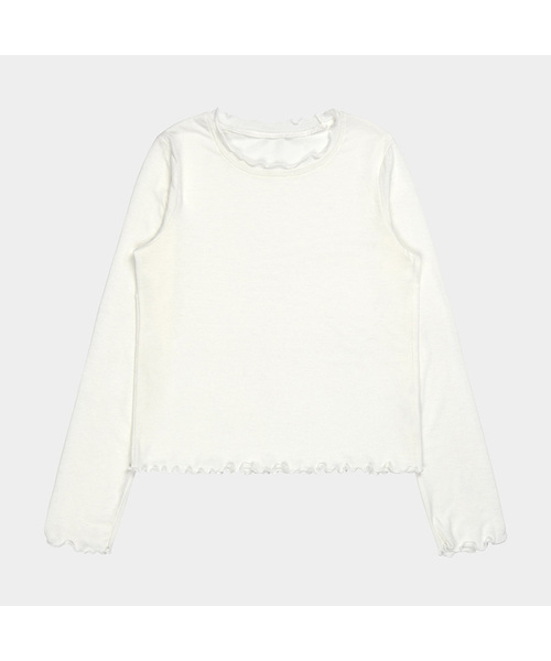 PIGMENT(ピグメント)の「デイリーナルナリTシャツ (YZTS251209)(Tシャツ/カットソー・レディース・ミント/アイボリー/ブラック・FREE)」の2枚目の写真