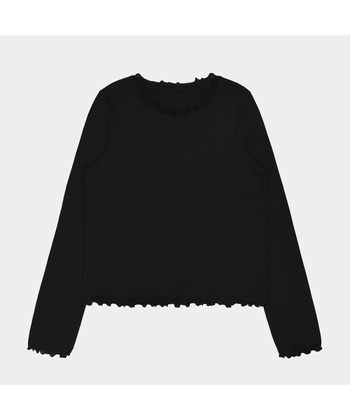 PIGMENT(ピグメント)の「デイリーナルナリTシャツ (YZTS251209)(Tシャツ/カットソー・レディース・ミント/アイボリー/ブラック・FREE)」の3枚目の写真