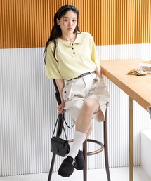 RAGEBLUE（レイジブルー）の「＜Bloomy Yarn Knit＞ショートニットポロシャツ（ポロシャツ）」
