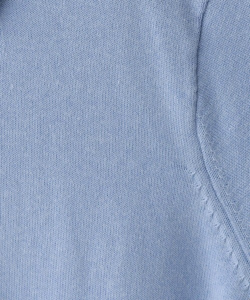 RAGEBLUE（レイジブルー）の「＜Bloomy Yarn Knit＞ショートニットポロシャツ（ポロシャツ・レディース・ブラック/イエロー/ブルー/ピンク/レッド・FREE）」の18枚目の写真