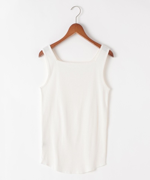 niko and...（ニコアンド）の「スーピマ2WAYタンクトップ（タンクトップ・レディース・オフホワイト/グレー/ベージュ/ブラック・MEDIUM/SMALL/LARGE）」の5枚目の写真