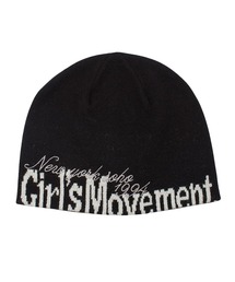 X-girl | CUT OFF LOGO JACQUARD BEANIE(ニットキャップ/ビーニー)