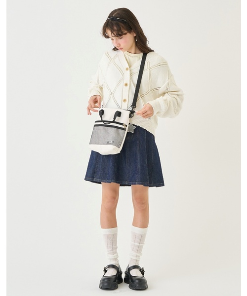 pom ponette junior(ポンポネットジュニア)の「おでかけ2WAYサーモショルダー(ショルダーバッグ・キッズ・ブラック/アイボリー・F)」の18枚目の写真