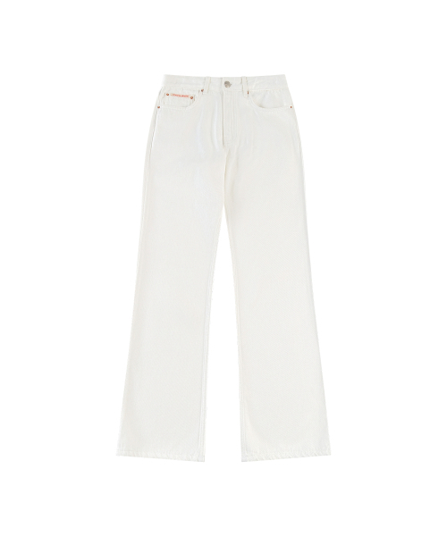 VANONE ATELIER(バノンアトリエ)の「P3286 コットンストレートパンツ_ホワイト(その他パンツ・レディース・ホワイト・SMALL/MEDIUM/LARGE)」の2枚目の写真