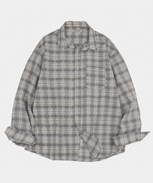 LETTERCOMO（レテルコモ）の「セイントポーター チェックシャツ アイボリー（シャツ/ブラウス）」