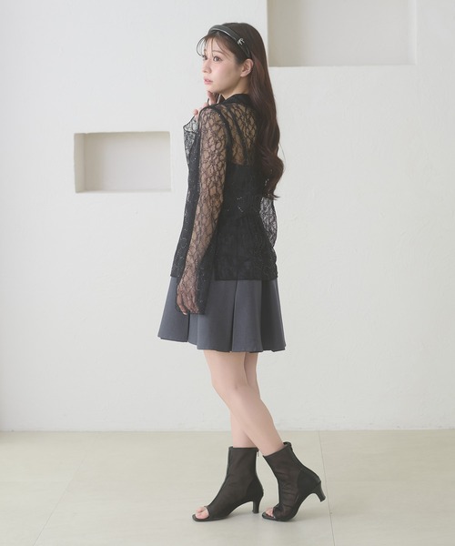 Ambre Neige(アンブルネージュ)の「sequins lace collar blouse / スパンコールレースエリツキブラウス(シャツ/ブラウス・レディース・アイボリー/ブラック/ブルー系その他・FREE)」の21枚目の写真