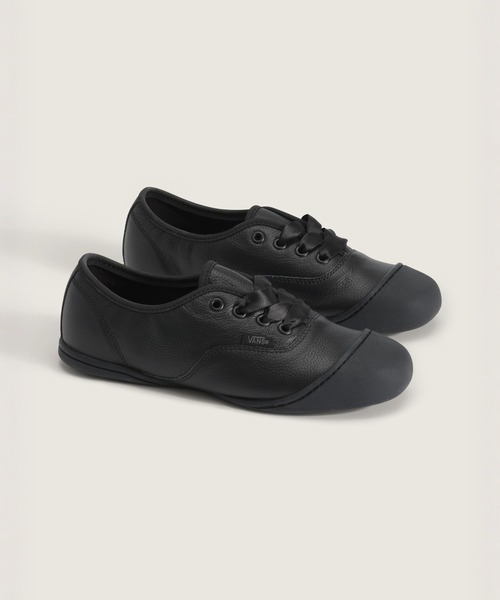 VANS（バンズ）の「VANS PREMIUM オーセンティック プリマ / LX Authentic Prima LEATHER BLA VN000EDXCJI1（スニーカー・メンズ・ブラック・4/4.5/5/5.5/6/6.5/7）」の2枚目の写真