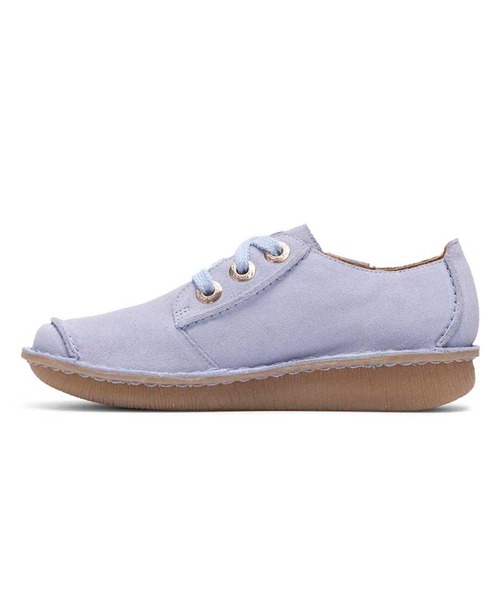 Clarks（クラークス）の「クラークス Funny Dream ファニードリーム  カジュアルシューズ（モカシン/デッキシューズ・レディース・ライトブルー・55/50/45/40/35）」の4枚目の写真