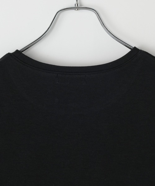 PAGEBOY(ページボーイ)の「ボタンスリットトップス/ギャザートップス(Tシャツ/カットソー・レディース・ブラック/ブルー・FREE)」の19枚目の写真