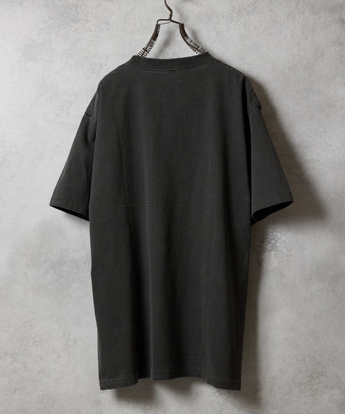 HAND PAINTED VINTAGE DYE GRAPHIC T-SHIRT / ハンドペイント