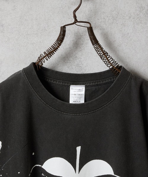 NUMBER (N)INE（ナンバーナイン）の「HAND PAINTED VINTAGE DYE GRAPHIC T-SHIRT / ハンドペイント ヴィンテージダイ グラフィックプリント クルーネック Tシャツ（Tシャツ/カットソー・メンズ・ブラック系4/ブラック系2/ブラック系3/ブラック系1/ブラック系5/ブラック系6・4/3/2）」の15枚目の写真