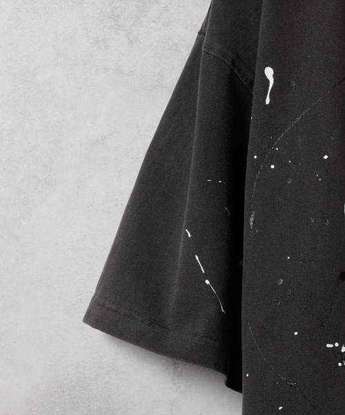 NUMBER (N)INE（ナンバーナイン）の「HAND PAINTED VINTAGE DYE GRAPHIC T-SHIRT / ハンドペイント ヴィンテージダイ グラフィックプリント クルーネック Tシャツ（Tシャツ/カットソー・メンズ・ブラック系4/ブラック系2/ブラック系3/ブラック系1/ブラック系5/ブラック系6・4/3/2）」の17枚目の写真