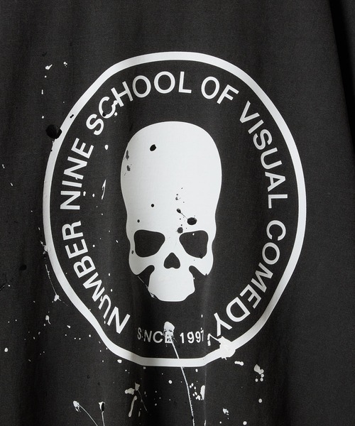 NUMBER (N)INE（ナンバーナイン）の「HAND PAINTED VINTAGE DYE GRAPHIC T-SHIRT / ハンドペイント ヴィンテージダイ グラフィックプリント クルーネック Tシャツ（Tシャツ/カットソー・メンズ・ブラック系4/ブラック系2/ブラック系3/ブラック系1/ブラック系5/ブラック系6・4/3/2）」の22枚目の写真