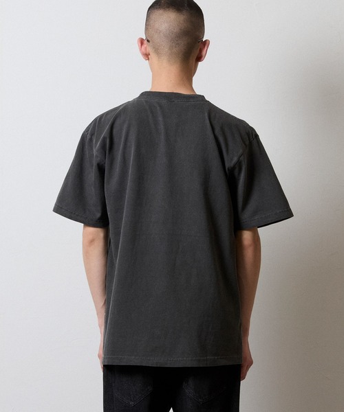 HAND PAINTED VINTAGE DYE GRAPHIC T-SHIRT / ハンドペイント