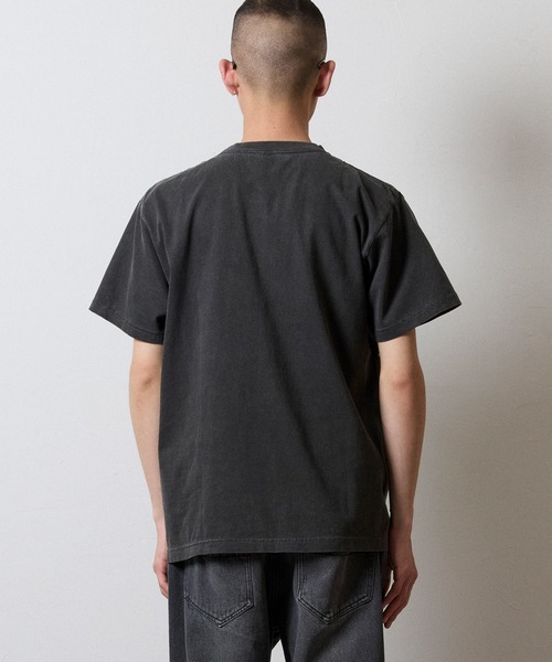 HAND PAINTED VINTAGE DYE GRAPHIC T-SHIRT / ハンドペイント