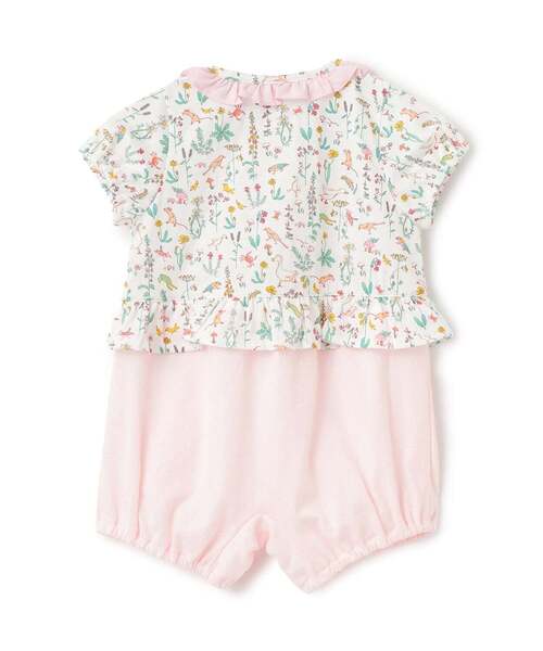 sense of wonder（センスオブワンダー）の「THEO GIRLSショートオール（ロンパース・キッズ・ピンク・80ｃｍ/70cm）」の2枚目の写真