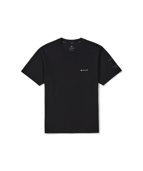 Snow Peak(スノーピーク)の「Snow Peak / Aerocool Sleeve Woven Patch S/S T-Shirt エアロクール スリーブ ウーブンワッペン S/S T シャツ 海外限定(Tシャツ/カットソー・メンズ・ブラック/ホワイト/ダークカーキ・M/L/XL/2XL)」の12枚目の写真