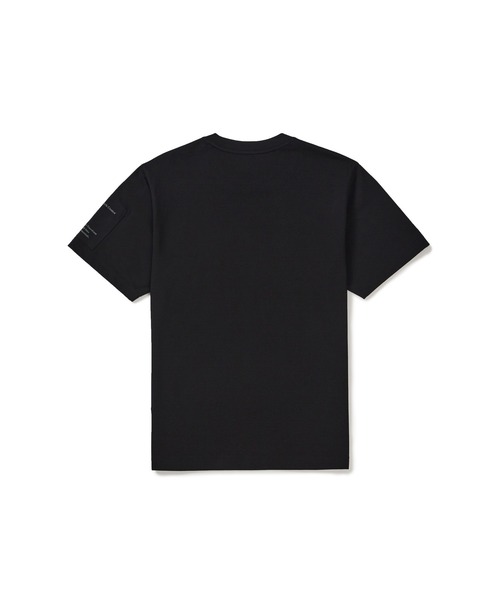 Snow Peak(スノーピーク)の「Snow Peak / Aerocool Sleeve Woven Patch S/S T-Shirt エアロクール スリーブ ウーブンワッペン S/S T シャツ 海外限定(Tシャツ/カットソー・メンズ・ブラック/ホワイト/ダークカーキ・M/L/XL/2XL)」の13枚目の写真