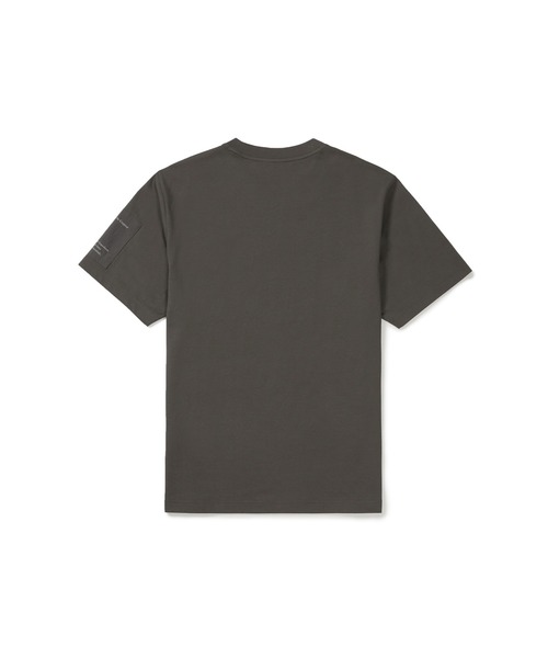 Snow Peak(スノーピーク)の「Snow Peak / Aerocool Sleeve Woven Patch S/S T-Shirt エアロクール スリーブ ウーブンワッペン S/S T シャツ 海外限定(Tシャツ/カットソー・メンズ・ブラック/ホワイト/ダークカーキ・M/L/XL/2XL)」の15枚目の写真