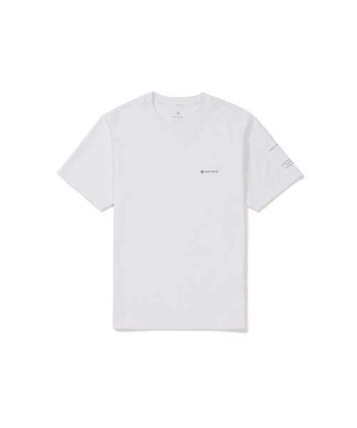 Snow Peak(スノーピーク)の「Snow Peak / Aerocool Sleeve Woven Patch S/S T-Shirt エアロクール スリーブ ウーブンワッペン S/S T シャツ 海外限定(Tシャツ/カットソー・メンズ・ブラック/ホワイト/ダークカーキ・M/L/XL/2XL)」の16枚目の写真