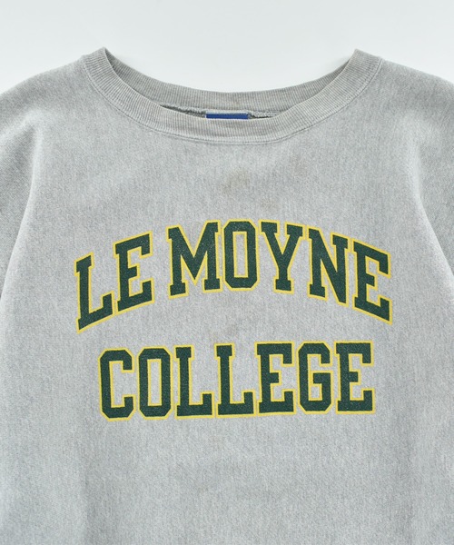 VINTAGE（ヴィンテージ）の「【USED】Y2K Champion “LE MOYNE COLLEGE” リバースウィーブ スウェット USA製（スウェット・メンズ・グレー・X-LARGE）」の2枚目の写真