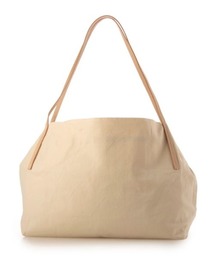 EARTH MADE | SLIM LEATHER HANDLE TOTE / WIDE(トートバッグ)