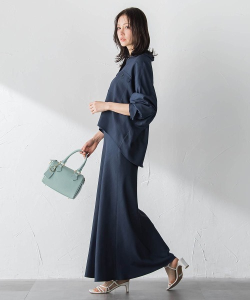 LAUTREAMONT(ロートレアモン)の「Beauty Denimスカート≪洗濯機で洗える≫(スカート・レディース・ネイビー・7号/9号)」の5枚目の写真