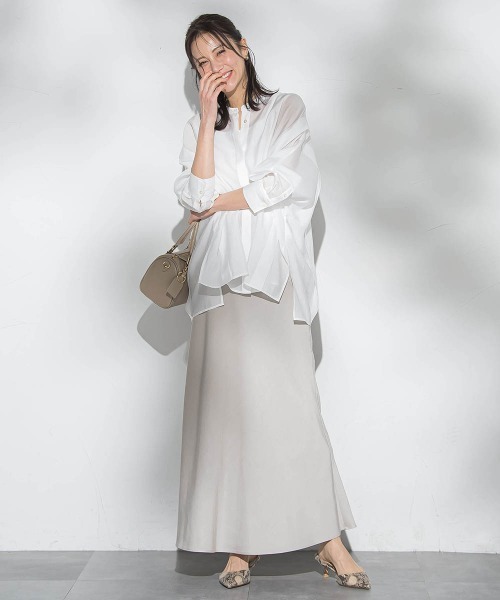 LAUTREAMONT(ロートレアモン)の「Beauty Denimスカート≪洗濯機で洗える≫(スカート・レディース・ネイビー・7号/9号)」の10枚目の写真