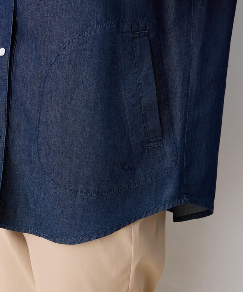 DECOY SINCE 1981（デコイシンスイチキュウハチイチ）の「デニムシャツジャケット（シャツ/ブラウス・レディース・ネイビー・9号/11号/13号）」の12枚目の写真