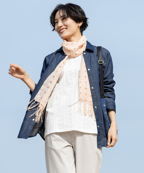 DECOY SINCE 1981（デコイシンスイチキュウハチイチ）の「デニムシャツジャケット（シャツ/ブラウス・レディース・ネイビー・9号/11号/13号）」の15枚目の写真