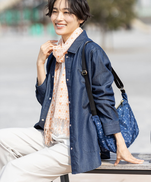 DECOY SINCE 1981（デコイシンスイチキュウハチイチ）の「デニムシャツジャケット（シャツ/ブラウス・レディース・ネイビー・9号/11号/13号）」の16枚目の写真