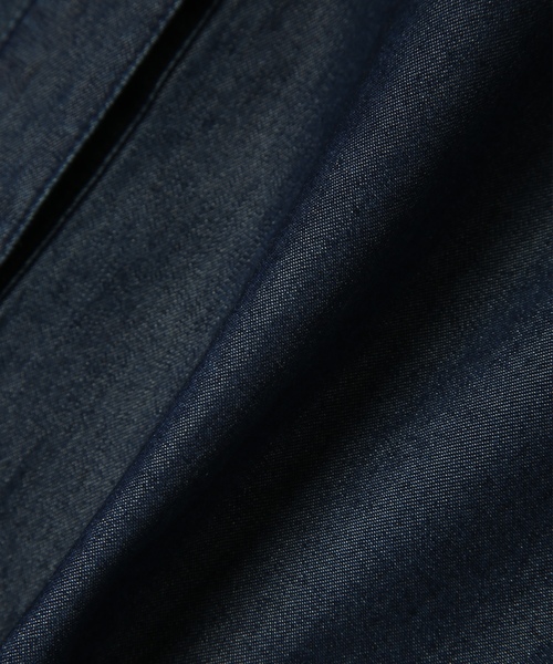 DECOY SINCE 1981（デコイシンスイチキュウハチイチ）の「デニムシャツジャケット（シャツ/ブラウス・レディース・ネイビー・9号/11号/13号）」の2枚目の写真