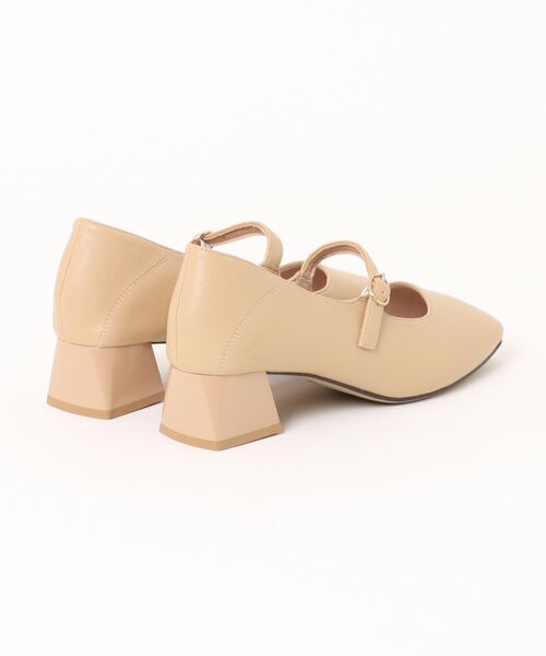 VIBGYOR（ヴィブジョー）の「【DUSTO】"レディース ストラップパンプス"(MA)（パンプス・レディース・ブラック/ベージュ系その他/ベージュ・24/23.5/23/22）」の4枚目の写真