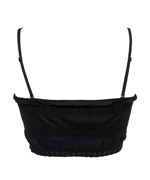 BRADELIS NEWYORK(ブラデリスニューヨーク)の「レーシィチューブトップブラ ブラデリス ノンワイヤー 補正下着 補整(ブラジャー・レディース・オフホワイト/ブラック・S/M/L/LL)」の21枚目の写真