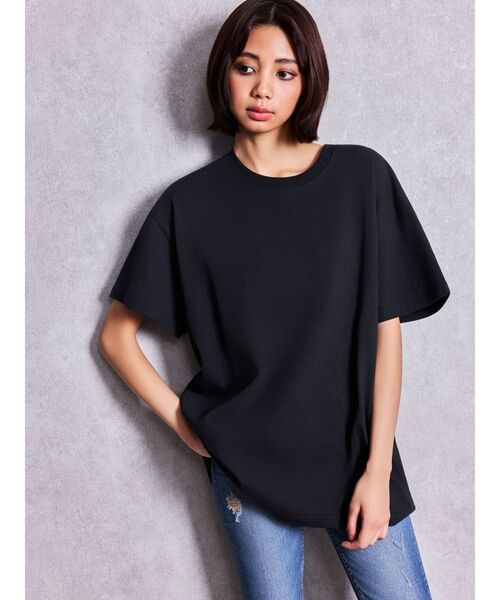 GYDA(ジェイダ)の「LAXAメッシュBIG Tシャツ(Tシャツ/カットソー・レディース・ピンク/ブラック/オフホワイト・FREE)」の13枚目の写真