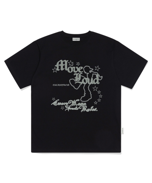 ESCAPEFROM(エスケープフロム)の「ムーブラウドプリントオーバーサイズ半袖Tシャツブラック(Tシャツ/カットソー・レディース・その他・SMALL/MEDIUM/LARGE)」の3枚目の写真