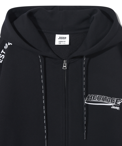 JEEP(ジープ)の「RUSHラインフードジップアップ (JQ5TZU203BK)(パーカー・メンズ・その他・SMALL/MEDIUM/LARGE/X-LARGE/2XL)」の5枚目の写真