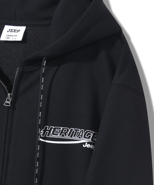 JEEP(ジープ)の「RUSHラインフードジップアップ (JQ5TZU203BK)(パーカー・メンズ・その他・SMALL/MEDIUM/LARGE/X-LARGE/2XL)」の7枚目の写真