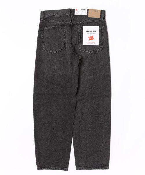 HANES(ヘインズ)の「ワイドフィットデニムパンツ(デニムパンツ・メンズ・ライトブルー/ブラック/ネイビー/ブルー・S/LL/L/M)」の5枚目の写真