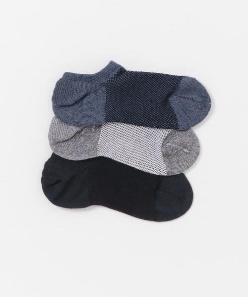 ITEMS URBANRESEARCH(アイテムズ アーバンリサーチ)の「Healthknit シンカーメッシュ ソックス3P(ソックス/靴下・メンズ・その他1・-)」の3枚目の写真