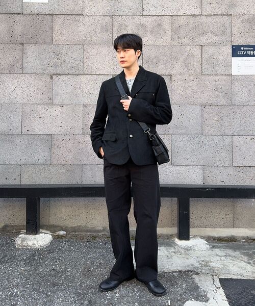MAISON MINED(メゾンミネド)の「CRACK LEATHER CROSS BAG BLACK(メッセンジャーバッグ・メンズ・その他・FREE)」の21枚目の写真