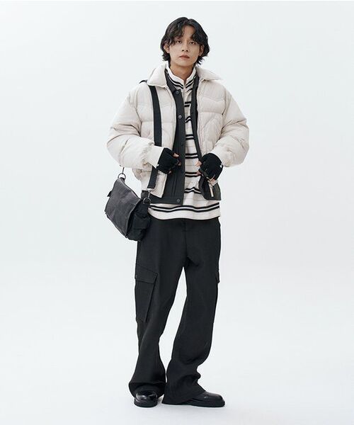 MAISON MINED(メゾンミネド)の「CRACK LEATHER CROSS BAG BLACK(メッセンジャーバッグ・メンズ・その他・FREE)」の16枚目の写真