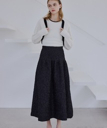 Jacquard volume skirt/ジャガードボリュームスカート